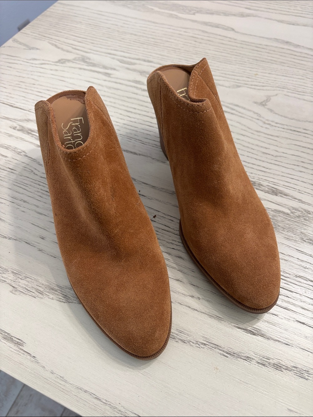 Franco Sarto Men's Brown Suede Chukka Booties